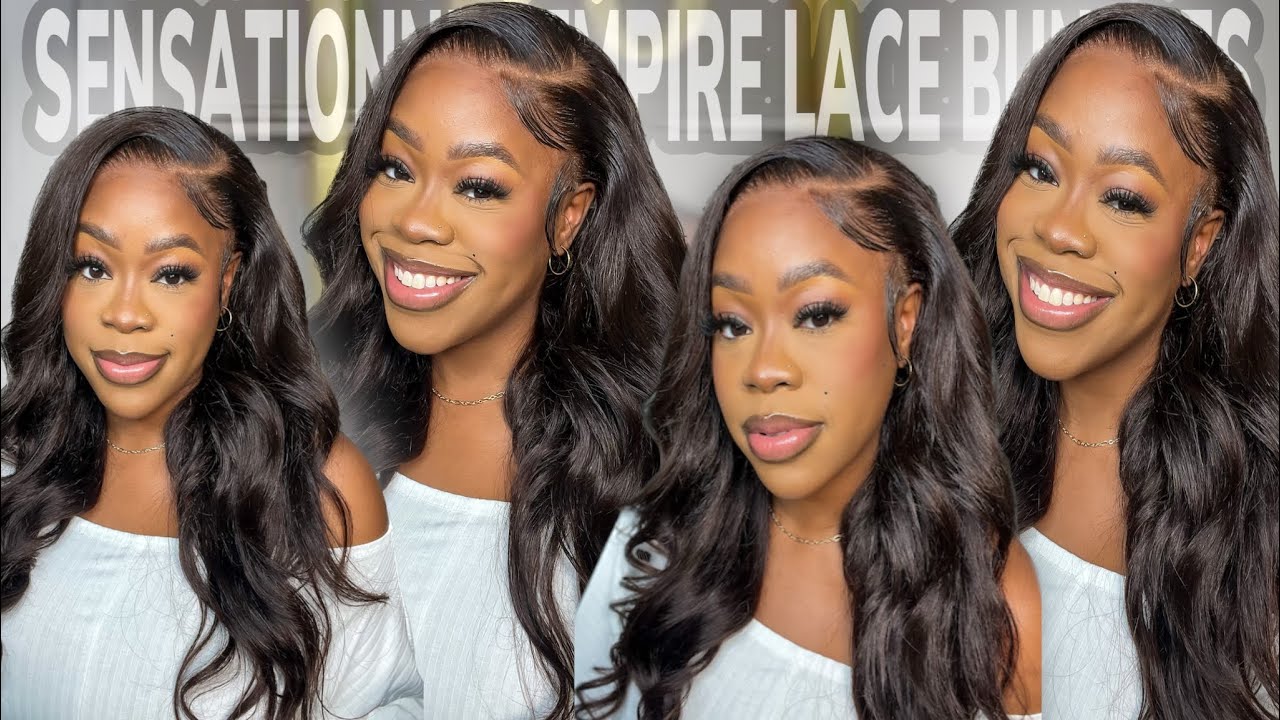 😍👀TRYING SENSATIONNEL’S  EMPIRE LACE BUNDLES + FRONTAL | Some of The Best Human Hair I Have Tried!