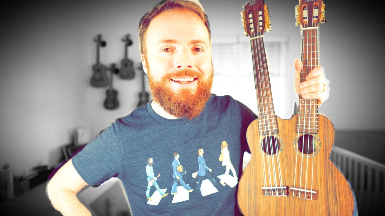 UNBOXING A DOUBLE-NECK UKULELE!