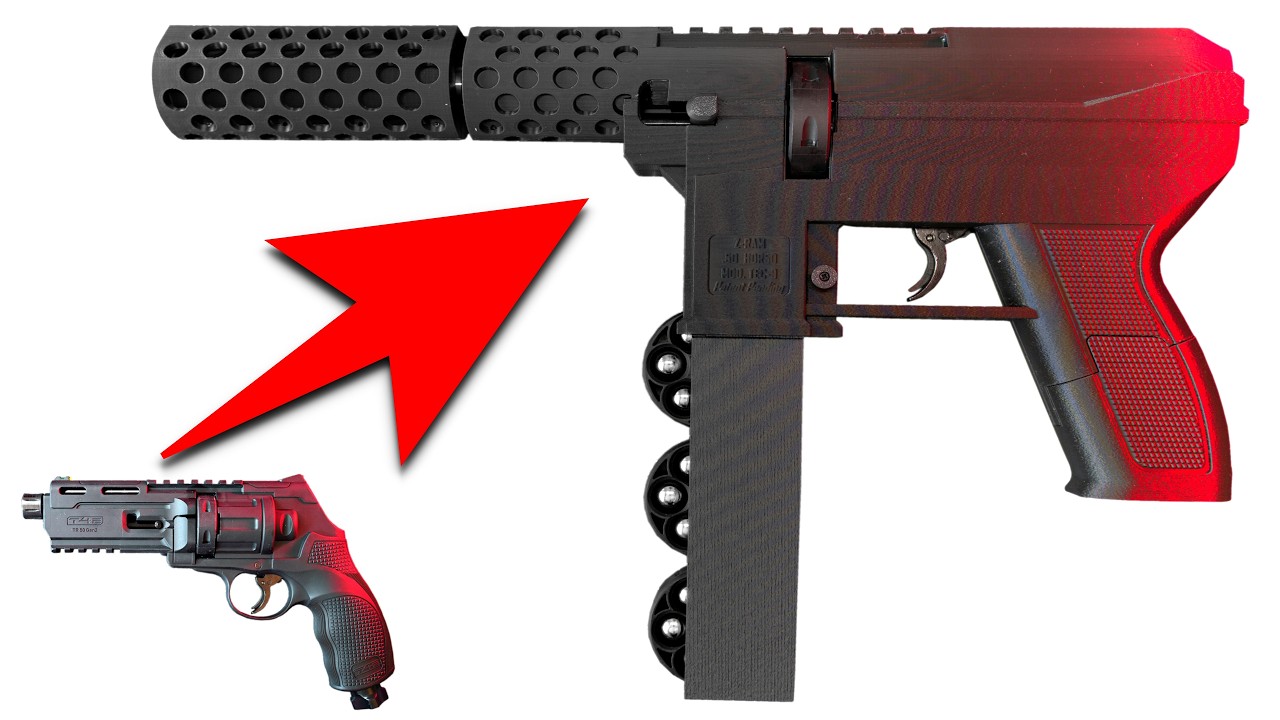 HDR 50 Tec9 Full Power mod , Steel Balls