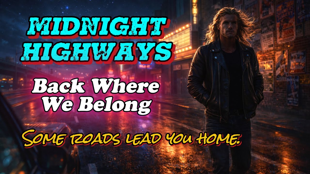 Back Where We Belong | 80s Melodic Rock | Midnight Highways (Lyric Video)