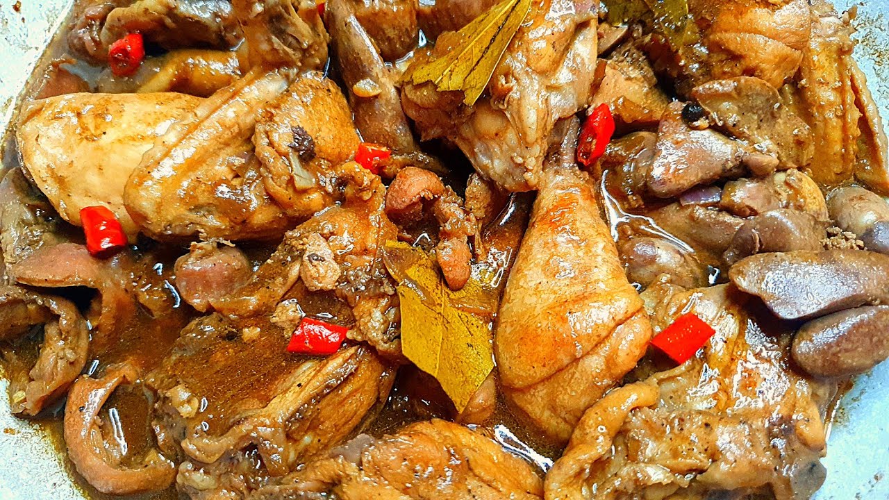 KUSINA NI BIBAY | Adobong Manok with Atay Balunan (CHICKEN ADOBO) Recipe Ideas