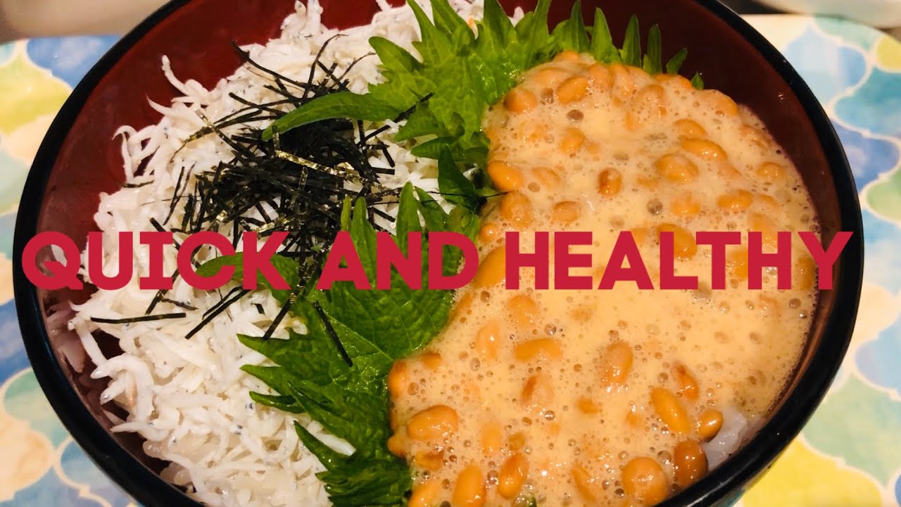 SHIRASU and NATTO RICE BOWL