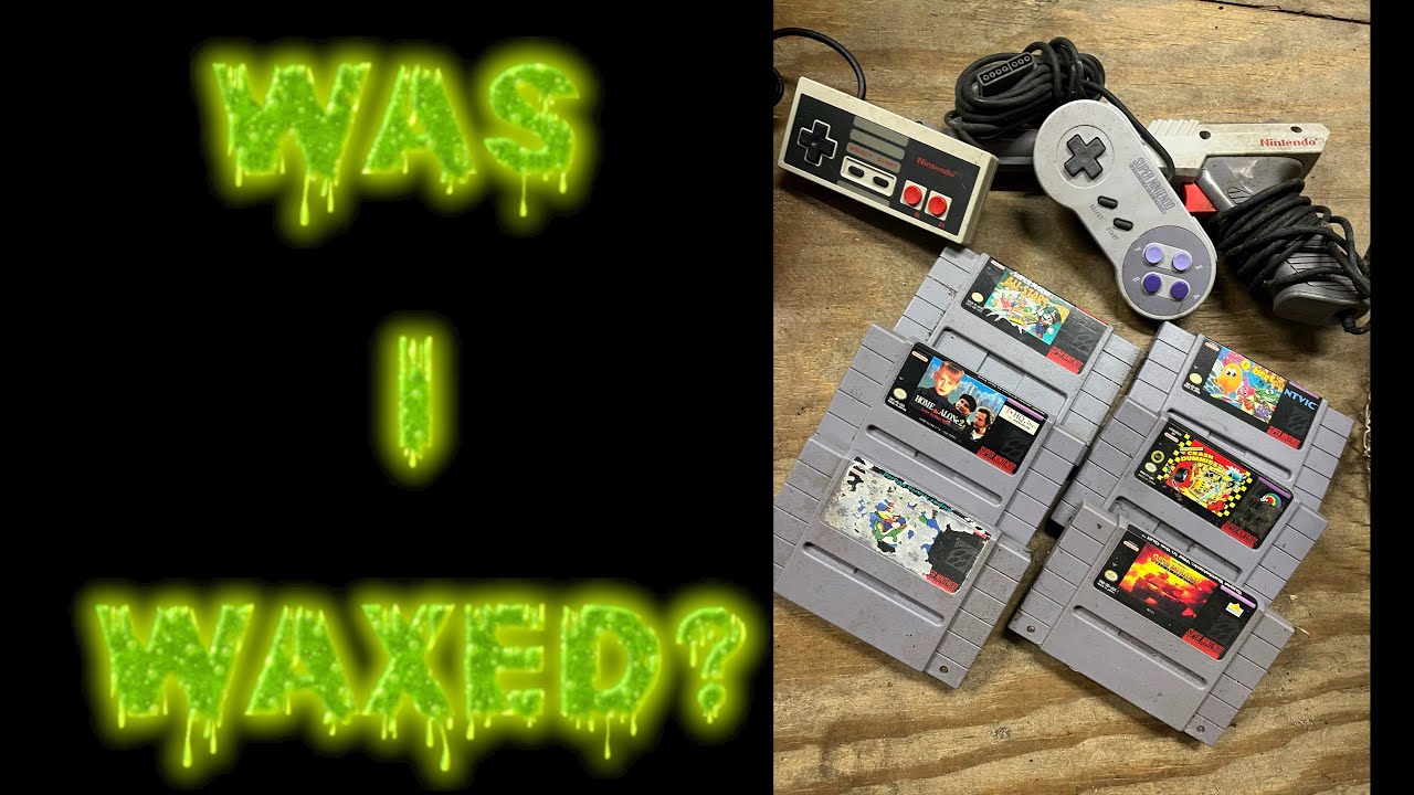 DID I SCORE ON THESE ROUGH SNES GOODS?