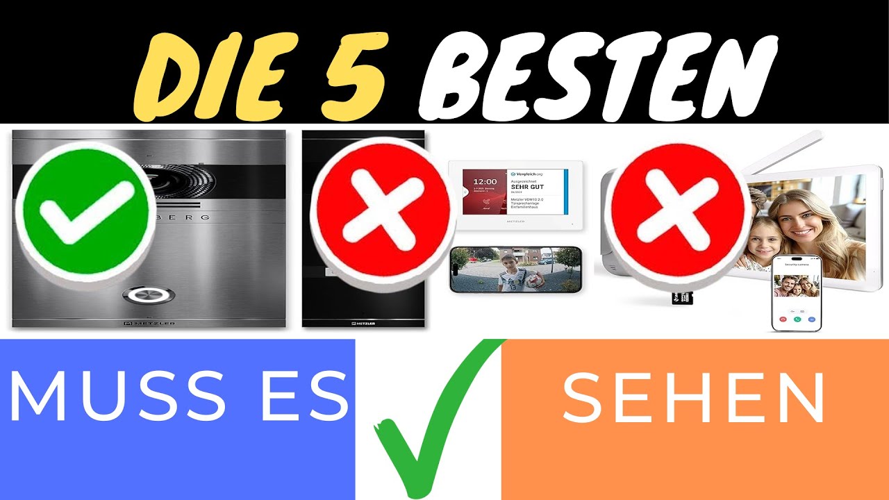 DIE 3 BESTEN TÜRSPRECHANLAGEN MIT KAMERA 2025 📹🚪 - SICHERHEIT & KOMFORT IM TEST!