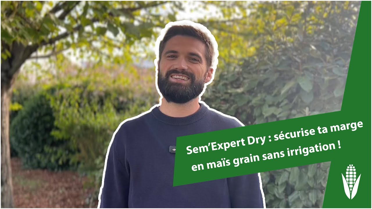 Sem’Expert Dry : sécurise ta marge en maïs grain sans irrigation !