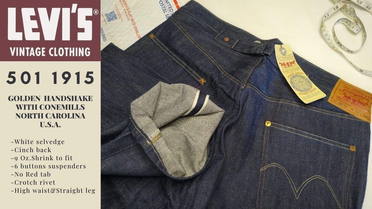 ลีวายส์ Levi's Vintage Clothing 501 1915 Made in U.S.A. with Cone denim