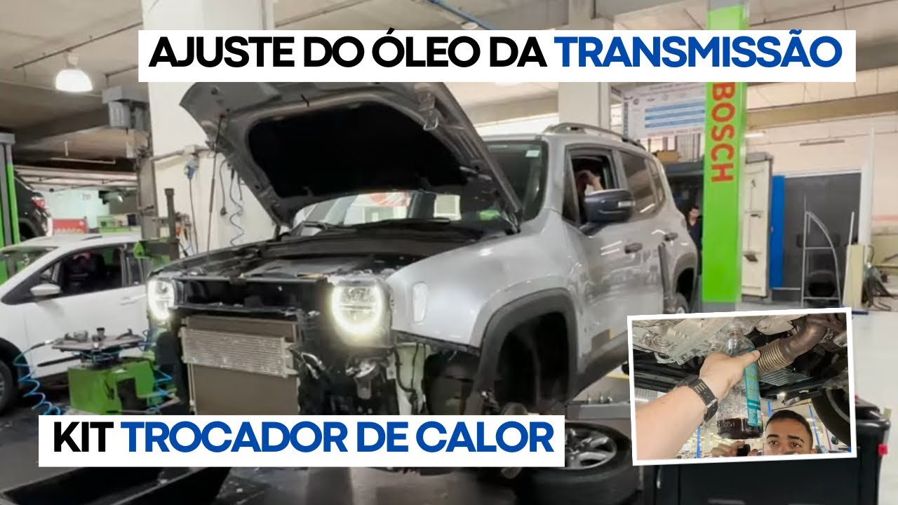 Renegade Óleo Transmissão - Acerto do Nível na transmissão AT6 (TF72) sem uso de máquina.