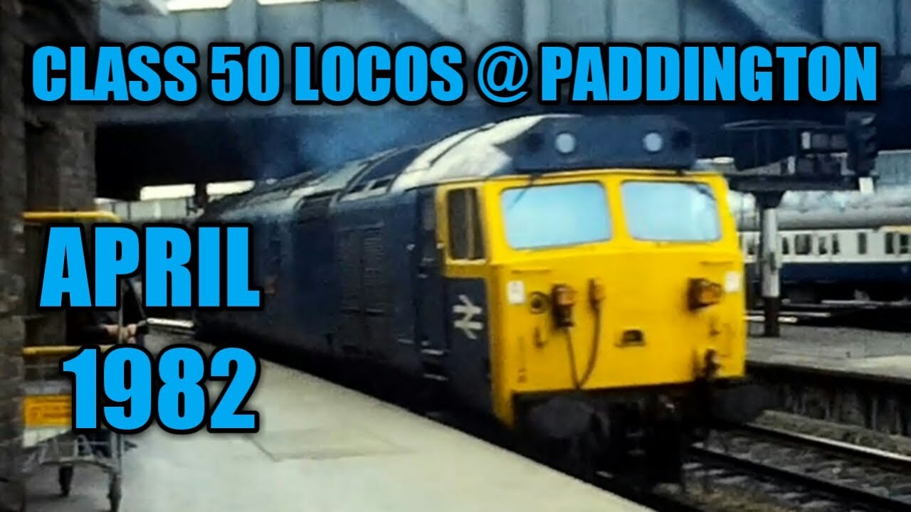 Class 50 Locos at Paddington - 24/04/82