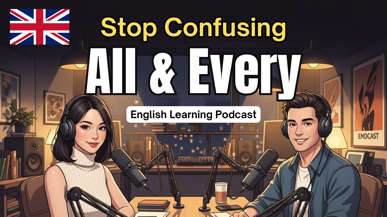 How to use All & Every Correctly | English Grammar Lesson for Speaking & Listening | English Podcast