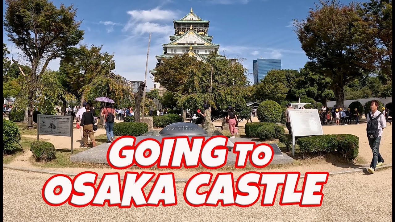Going to Osaka Castle Osaka Station to Osakajokoen Station, Breakfast, Lunch October 13, 2023 E27
