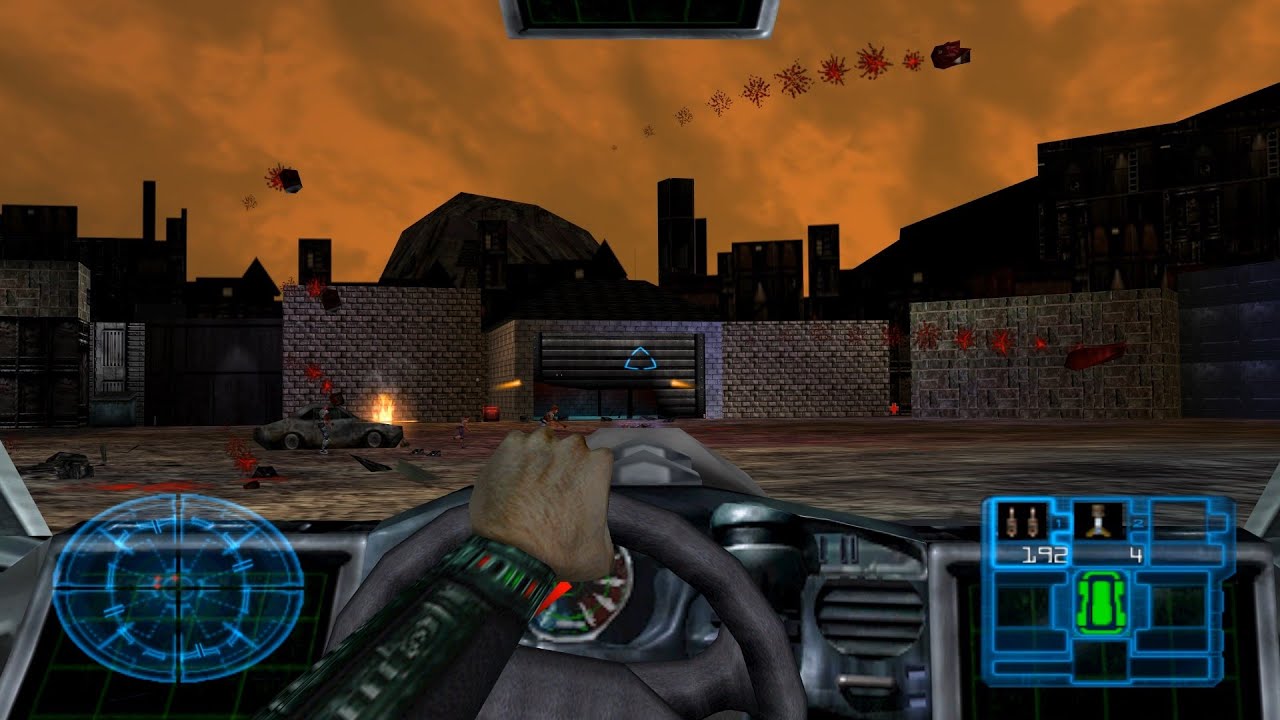 Redline (1999) - Some gameplay of this forgotten game with a mix of FPS and vehicle combat