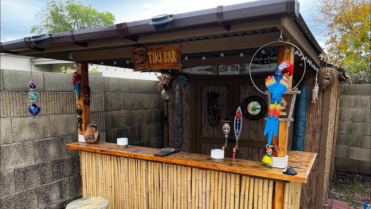 Shed to tiki bar start to finish