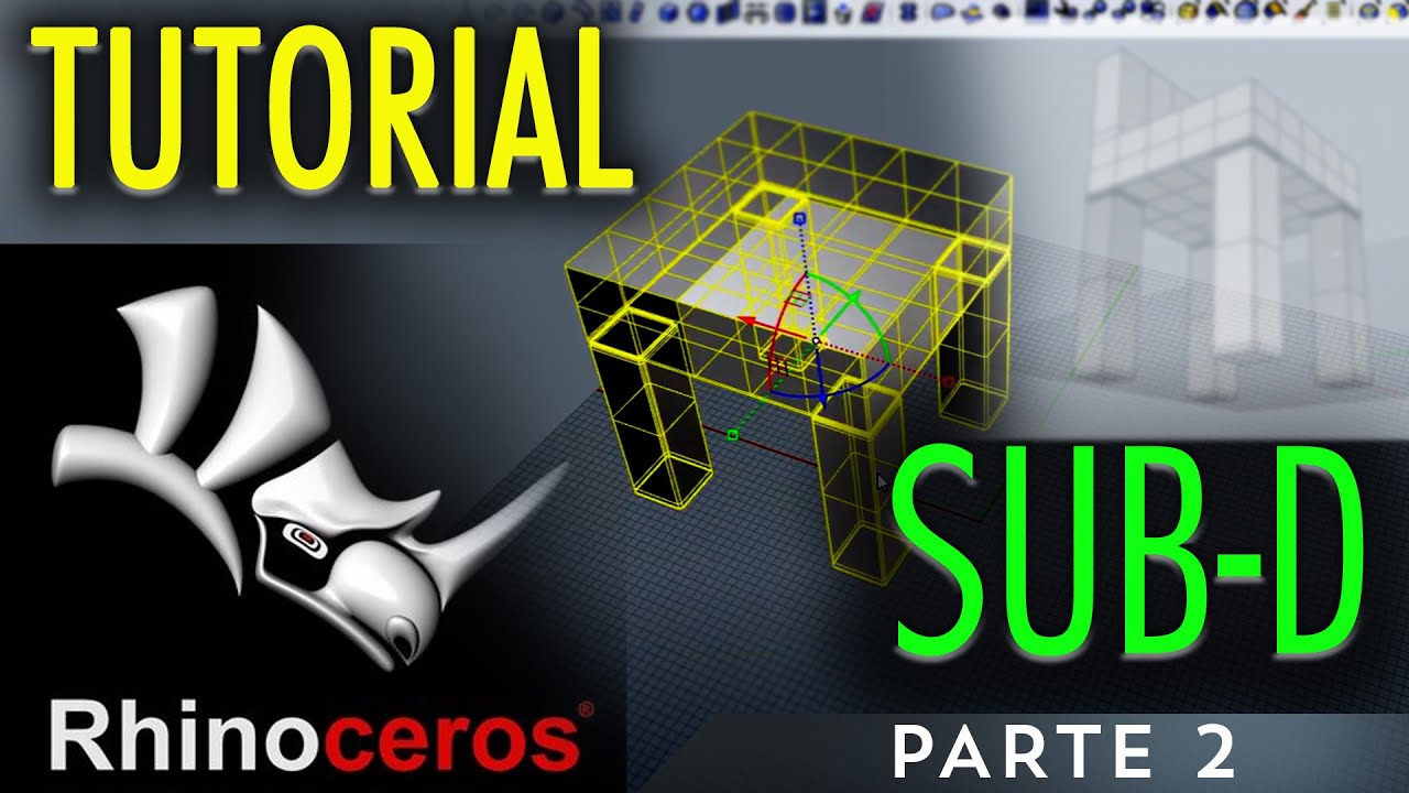 Curso de RHINO 3d Gratis: Modelado de Silla 🪑 con SubD - PARTE 2 | Tutorial para Principiantes