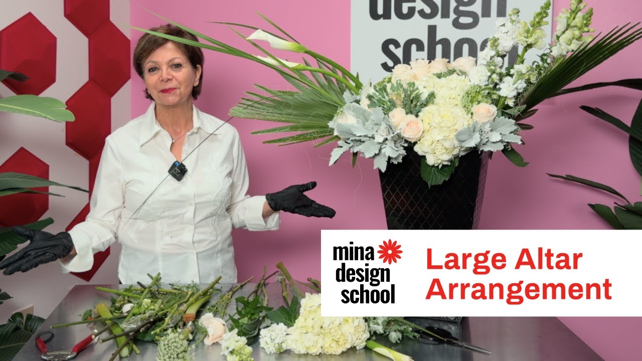 How to Create a Large Altar Floral Arrangement (Full Tutorial)