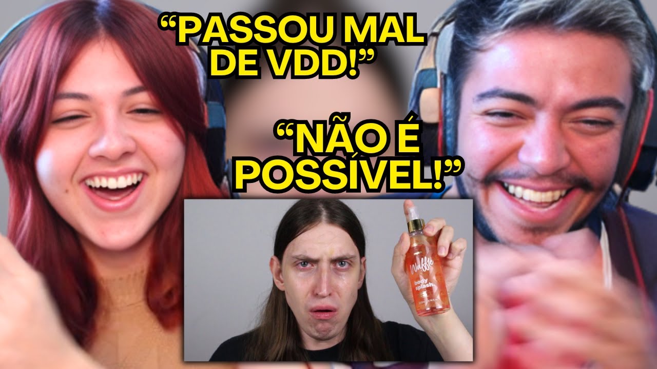 testei o body splash da virginia | react felca