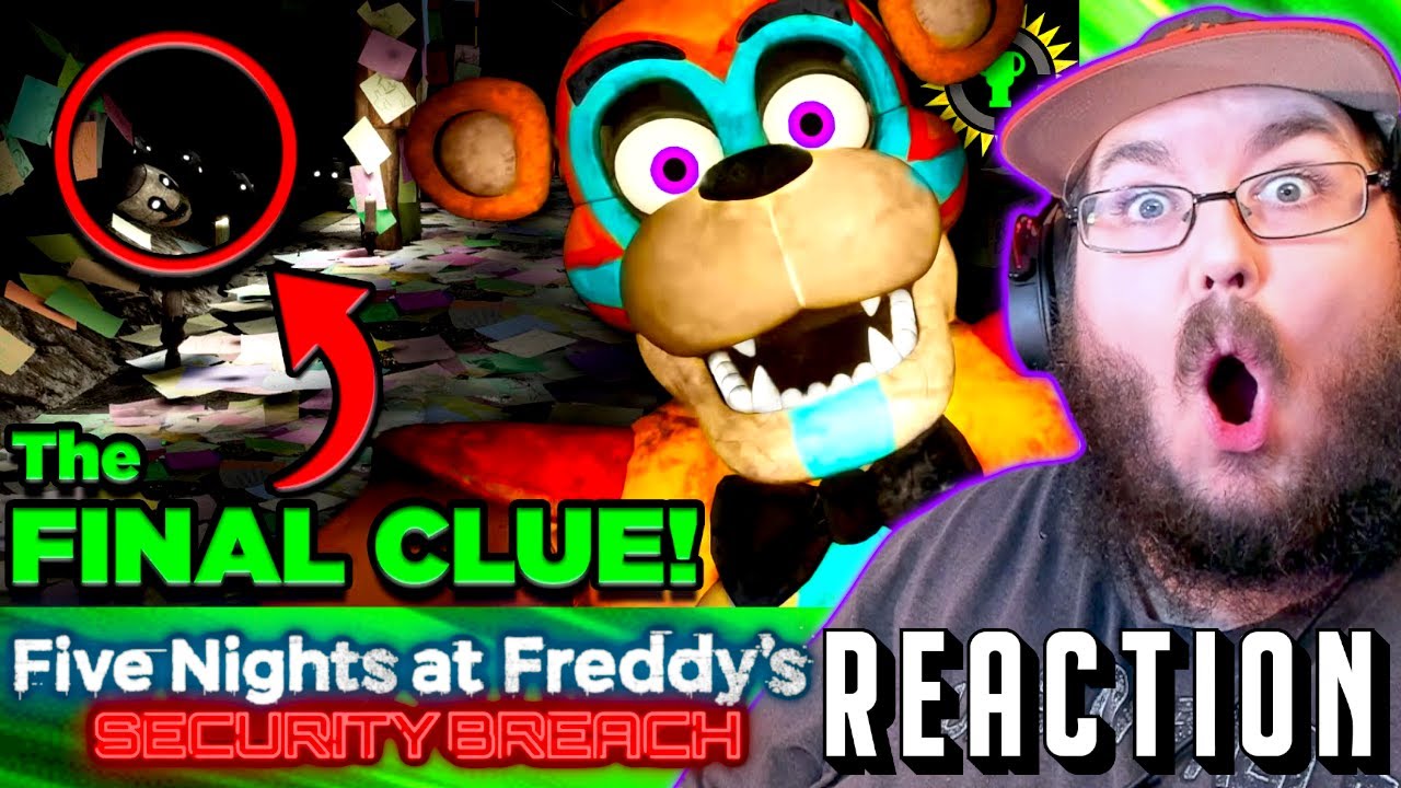 Game Theory: FNAF, The Clue That ALMOST Solves Everything! (FNAF Security Breach) FNAF REACTION!!!