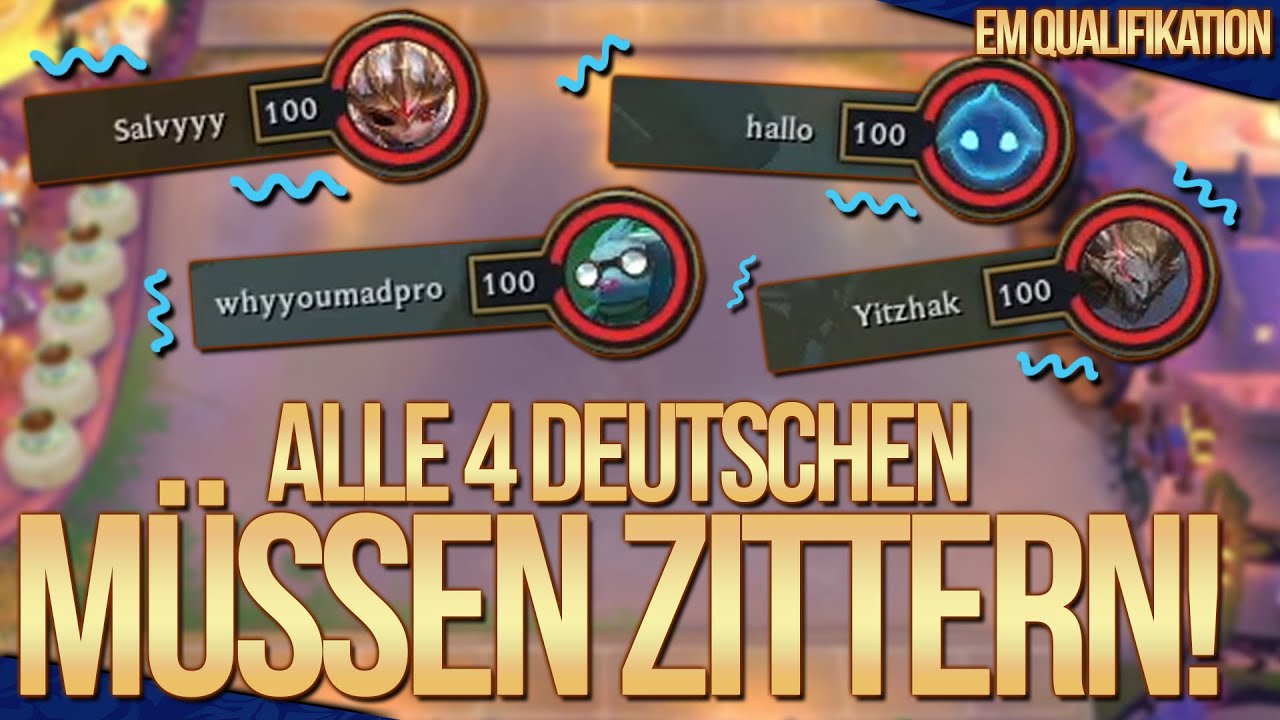 Alle 4 Deutschen MÜSSEN Zittern! | EM Quali 1 - Game 4 Day 1