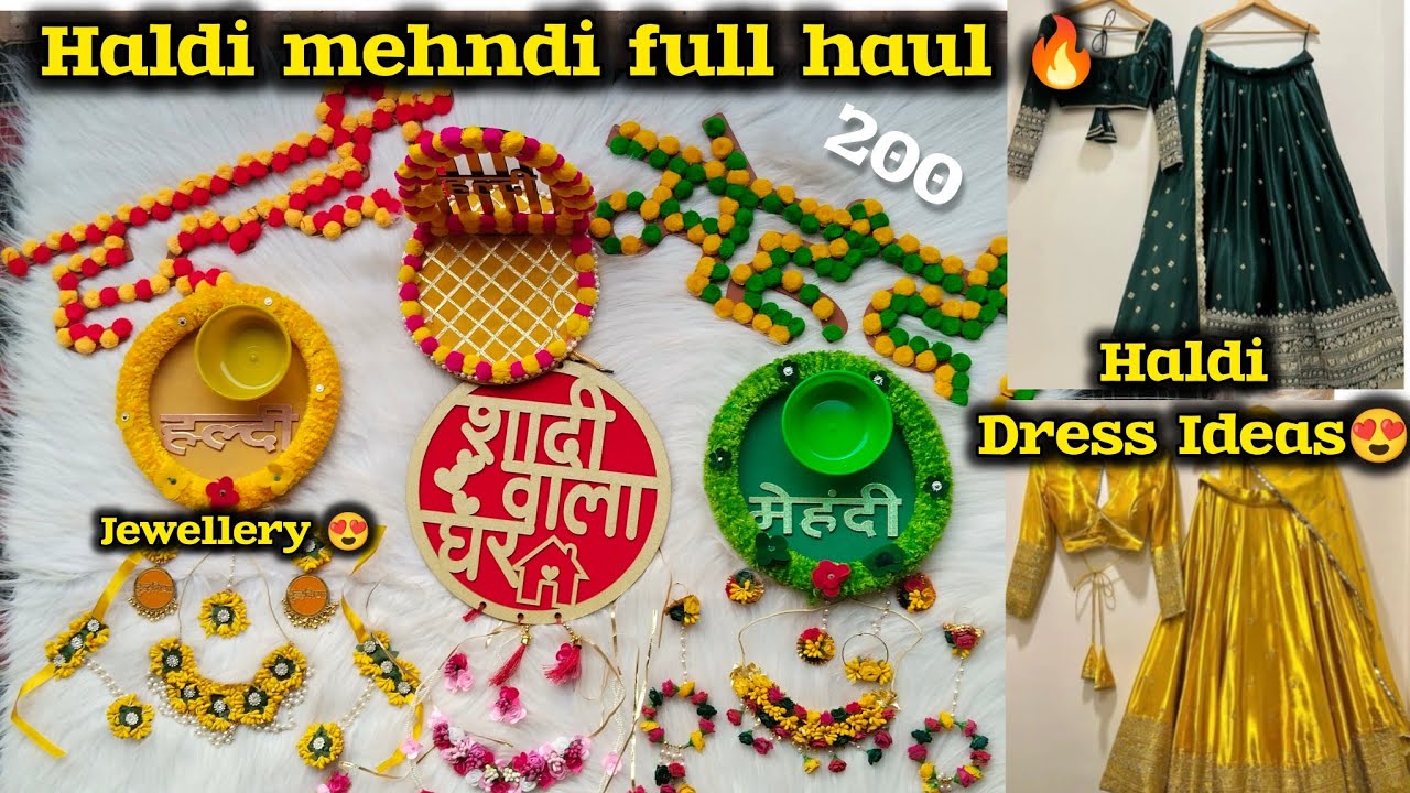 Meesho Haldi Jewellery Haul | Trending Flower Jewellery for Haldi & Mehndi 2025  Budget Wedding Haul