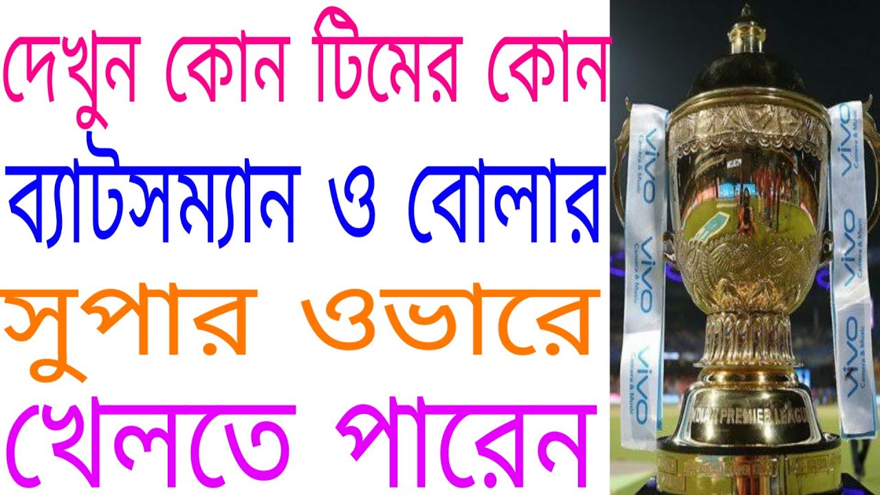 IPL 2020: Team wise batsman and bowler who can bat and bowl in the Super Over || Go Sport