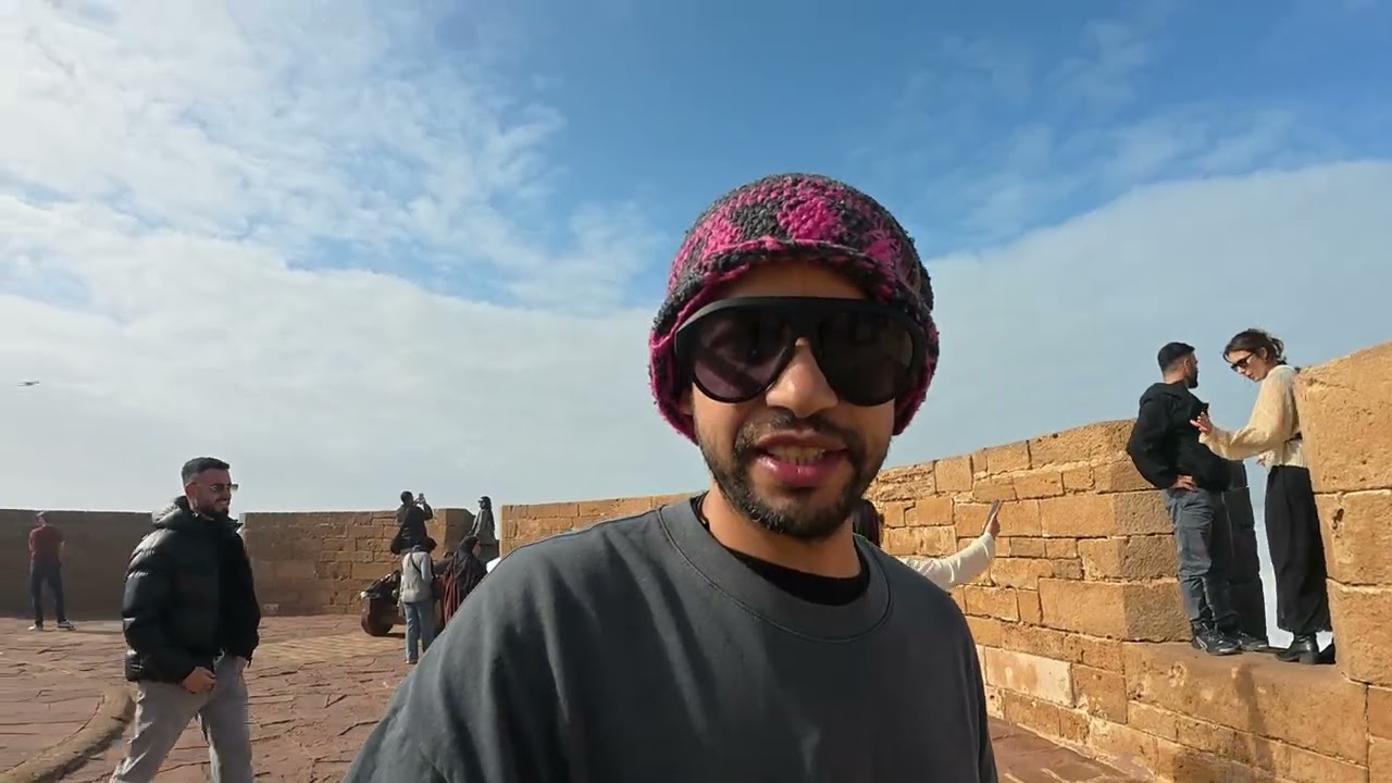 أجواء جميلةفي فصل الشتاء في مدينة الصويرة في المغرب