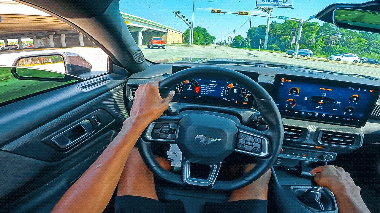 POV RUNNING LATE TO WORK IN A 500HP MUSTANG GT