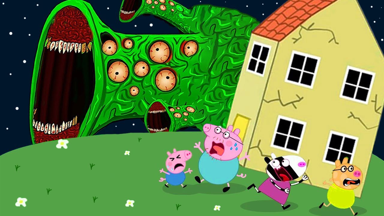 RUN NOW!!! Green Zombies attack Peppa Pig's house🧟 | Peppa Pig Funny Animation