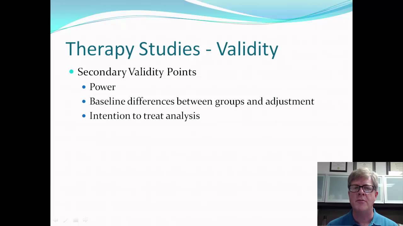 Critical Appraisal of Therapy Articles