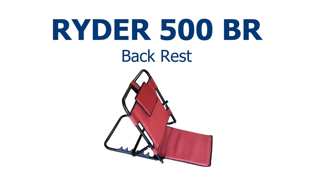 Ryder 500 BR | Foldable Back Rest Support | Karma Silverlife