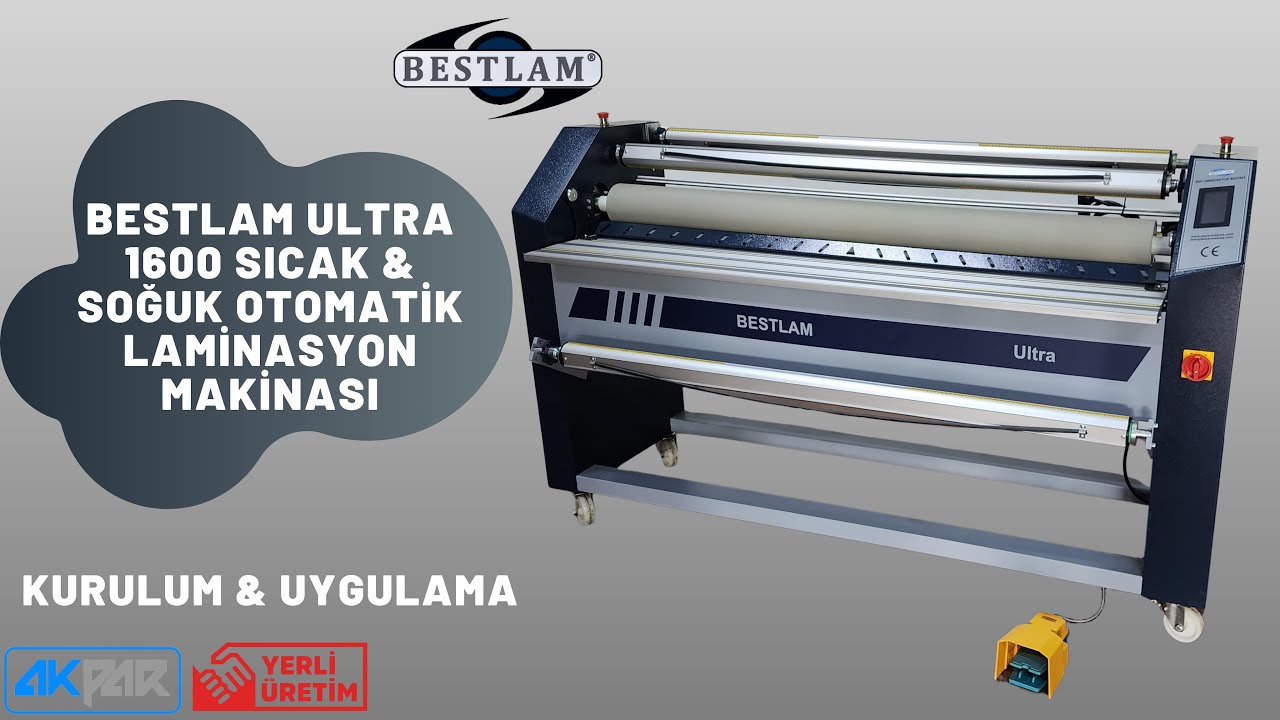 BESTLAM ULTRA 1600 SICAK LAMİNASYON MAKİNASI