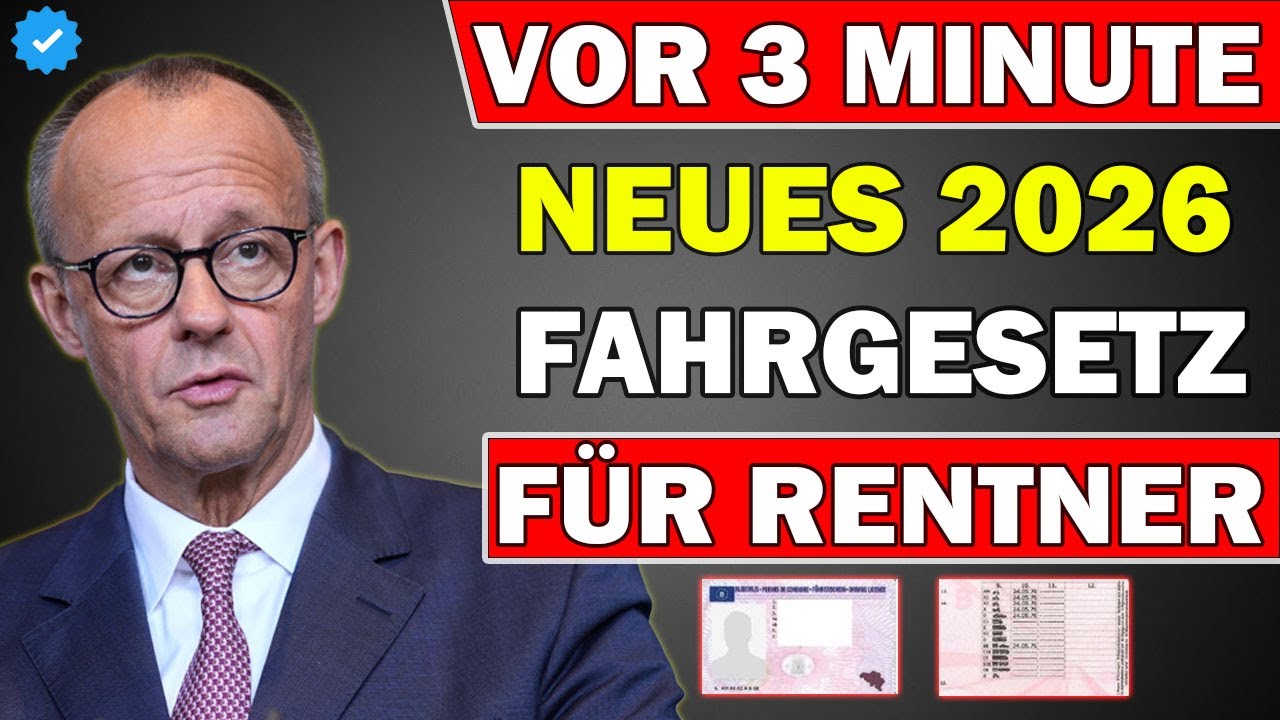 🚨 Achtung Senioren! Neues Fahrgesetz ab 8. Dezember 2025 &ndash; Wichtige &Auml;nderungen f&uuml;r alle!