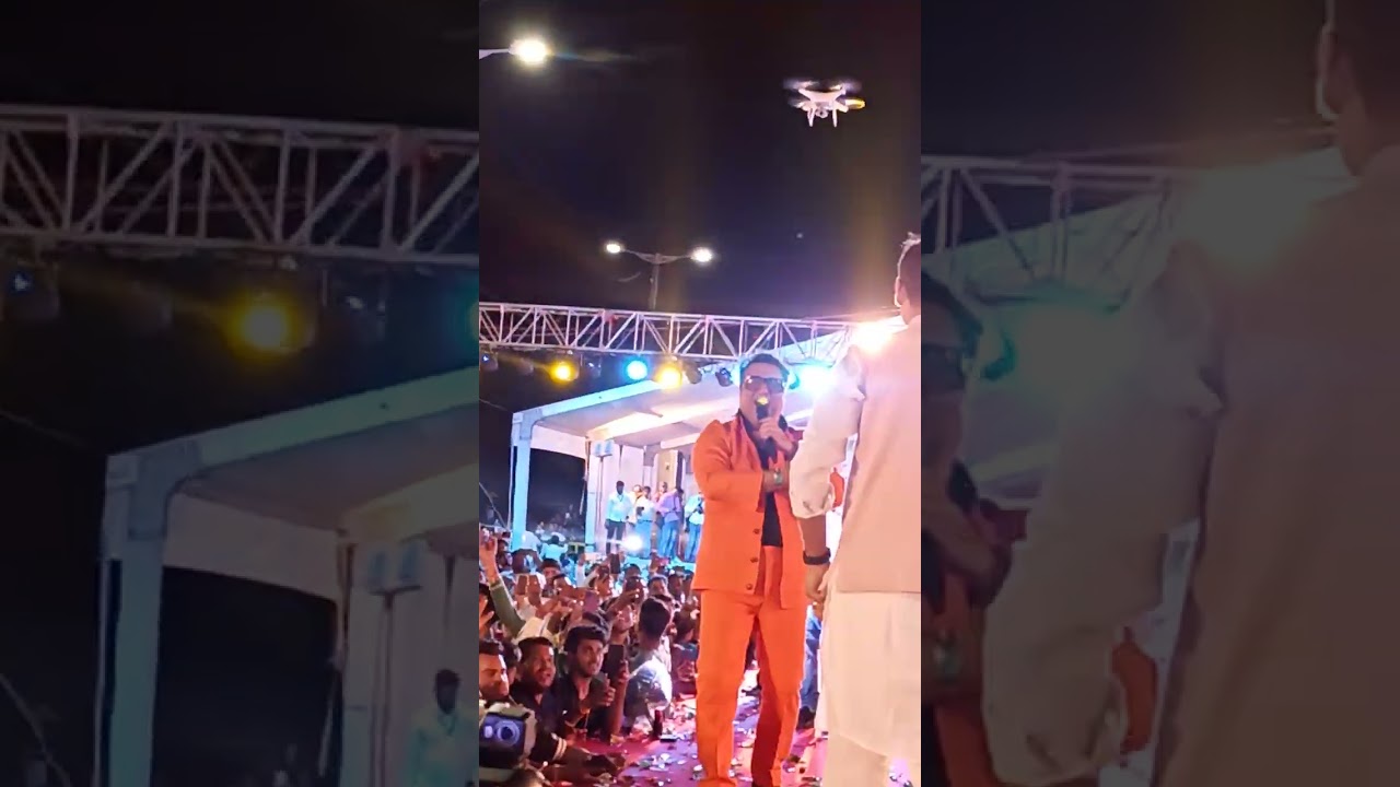Govinda In Bhopal Sing a Song Naam to bata #short #video #viral #events #bhopalnews #trending