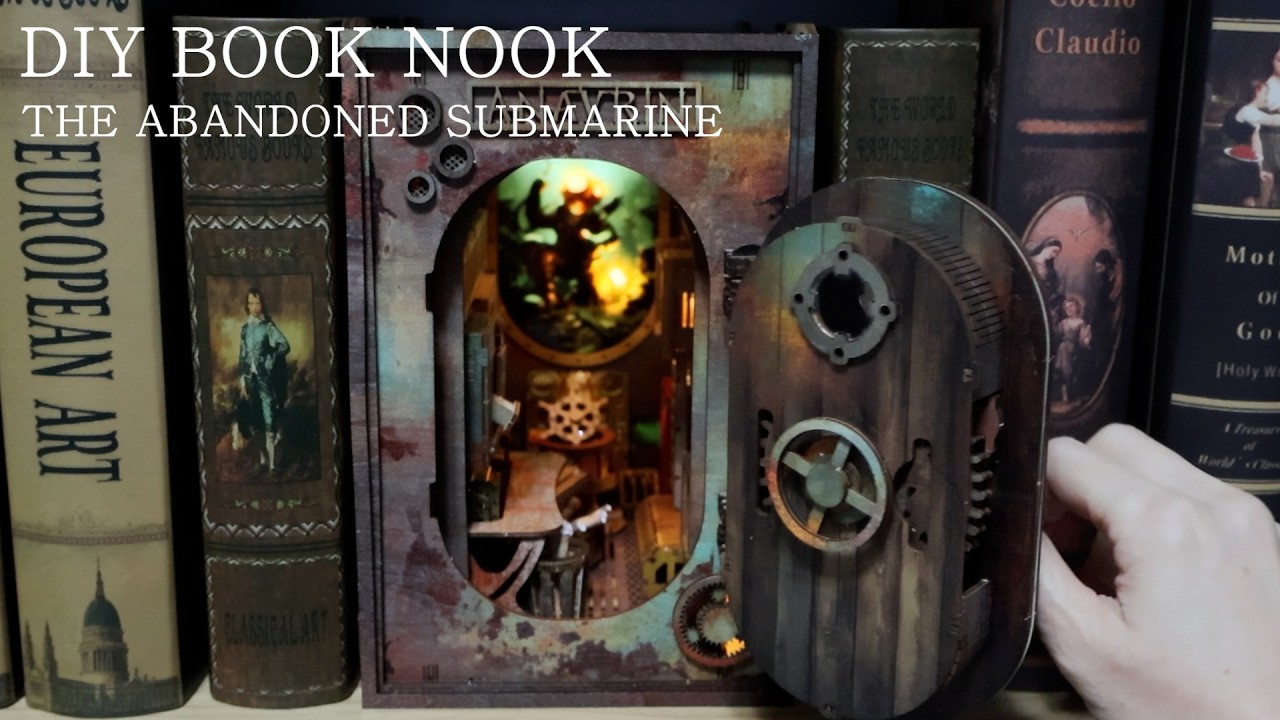 [ANAVRIN] THE ABANDONED SUBMARINE l버려진 잠수함l DIY Miniature Dollhouse Kit l BOOKNOOK  miniature 쉽게 만들기