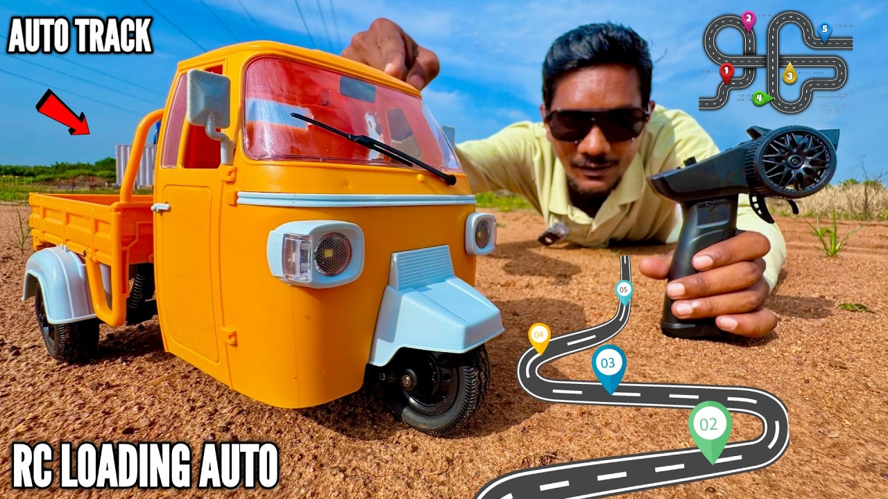 RC Cargo Auto Rickshaw Unboxing & Testing - Chatpat toy TV