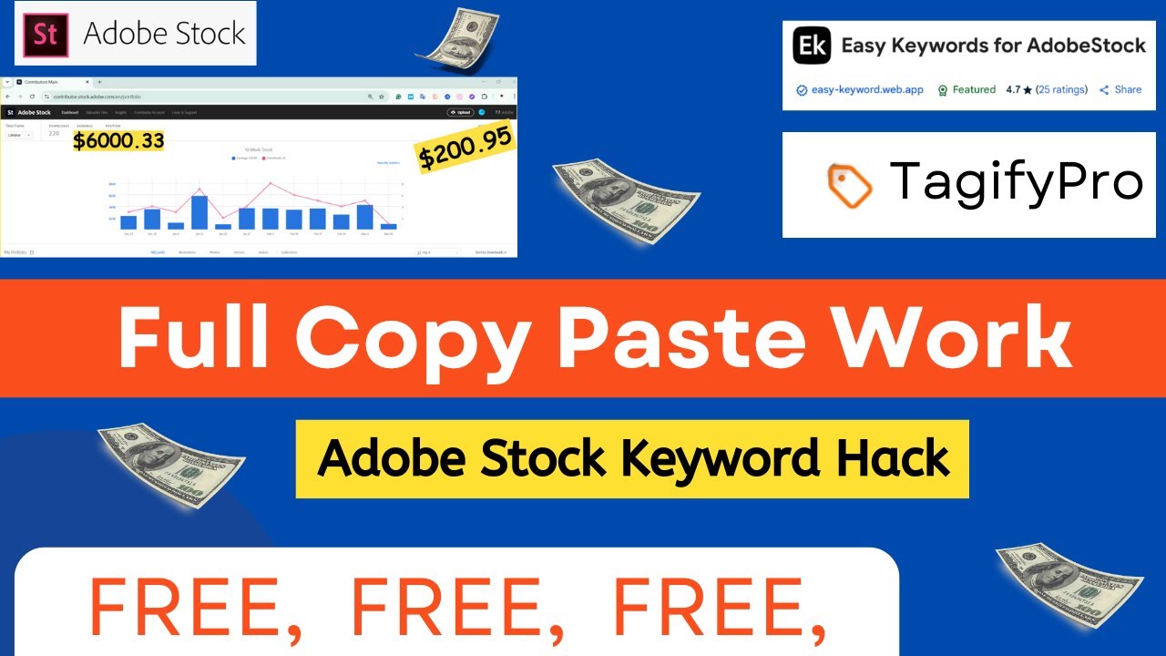 Boost Adobe Stock Sales: 2 Simple Copy-Paste Tricks for Keywords & Titles