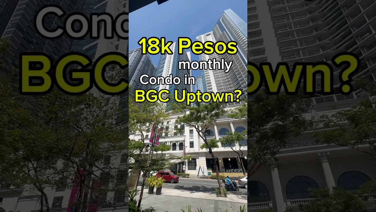 18k Pesos Monthly Condo for sale in BGC&hellip; is that possible? 🤔 (Message me now)