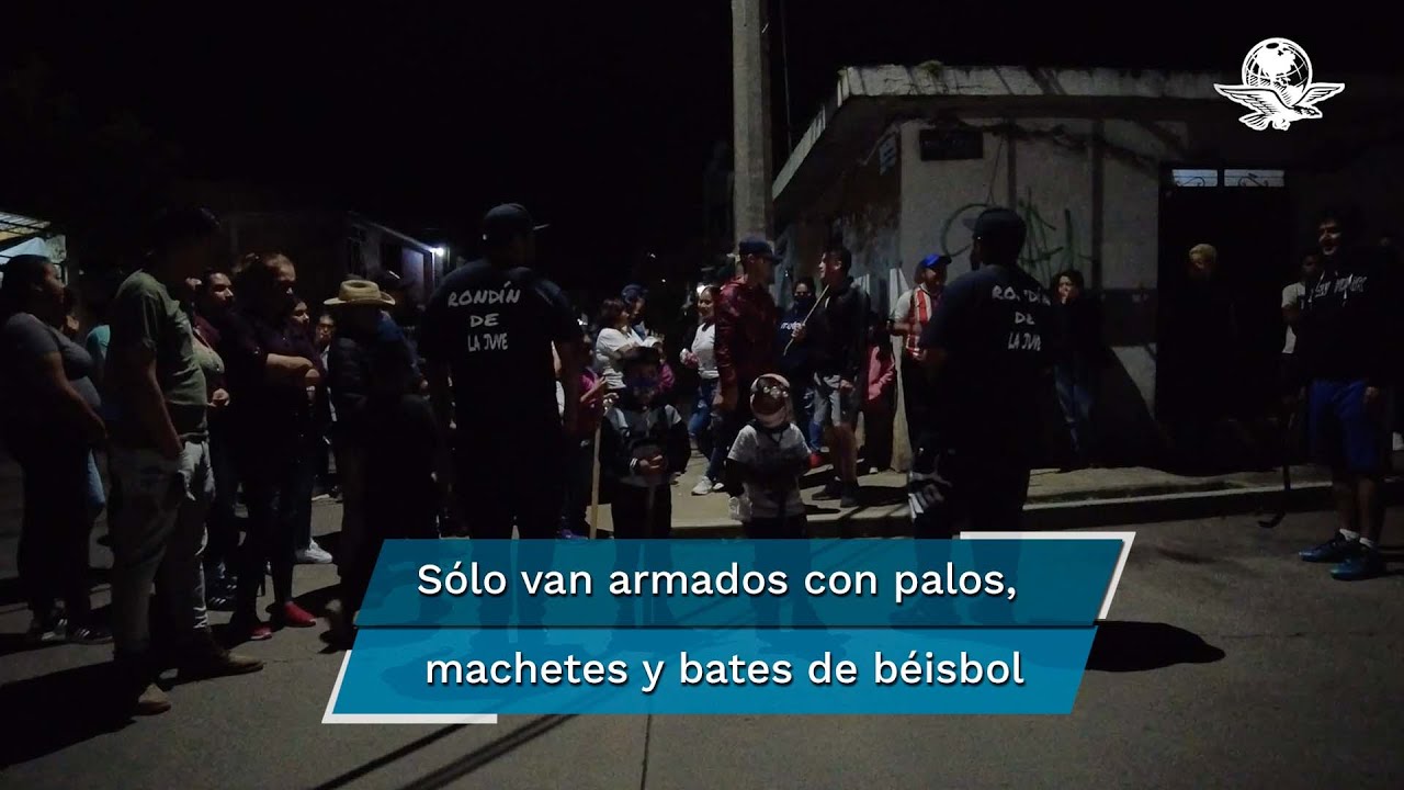 Vecinos unidos contra la delincuencia en Pátzcuaro