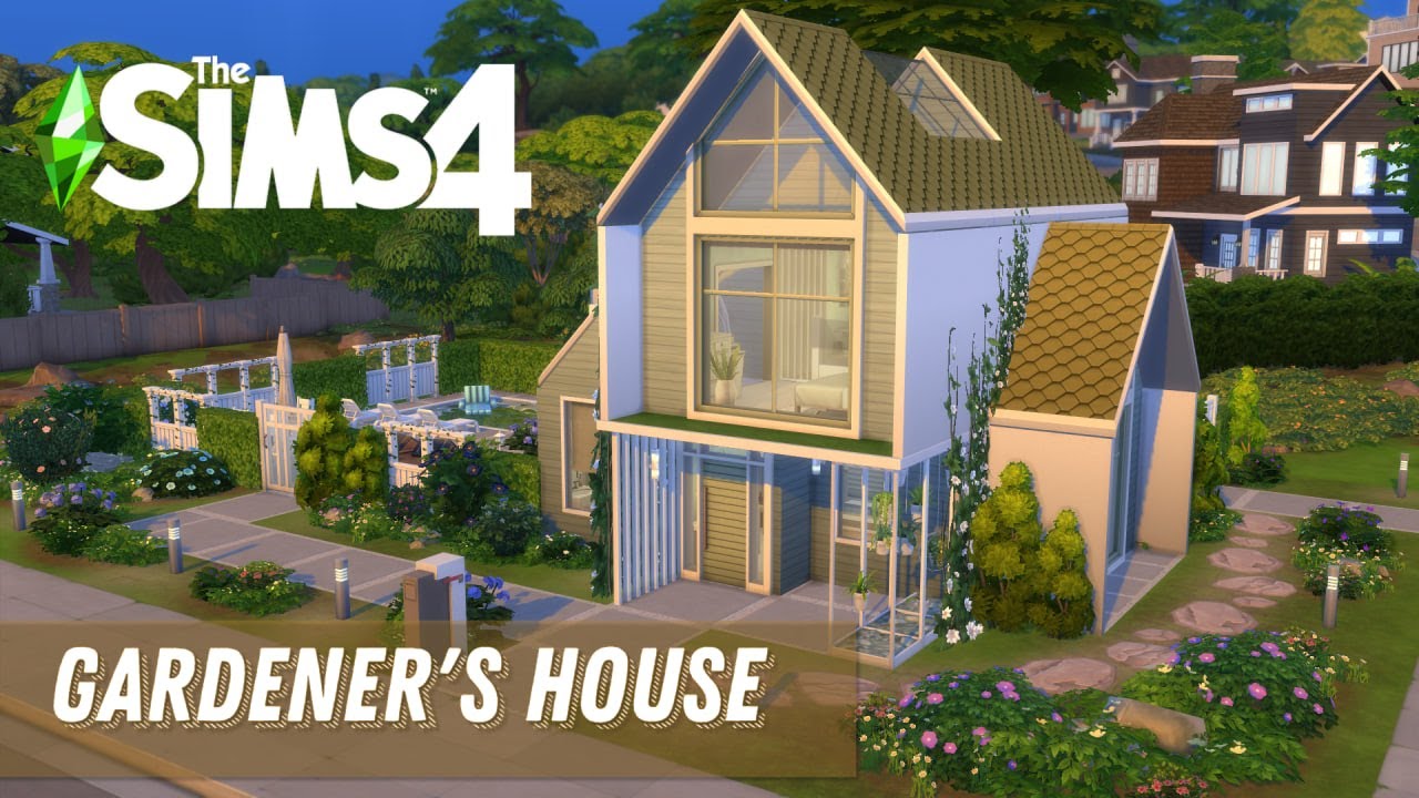 The Sims 4 | Modern Gardener`s House🌱🌷 | Stop Motion | No CC
