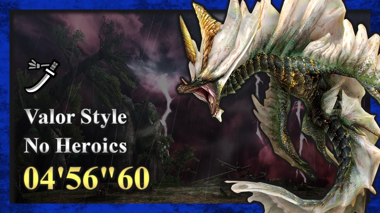 MHXX // 集G★4 - 全てを奪い去る嵐 - アマツマガツチ / ブレイヴ太刀 / 04′56″60