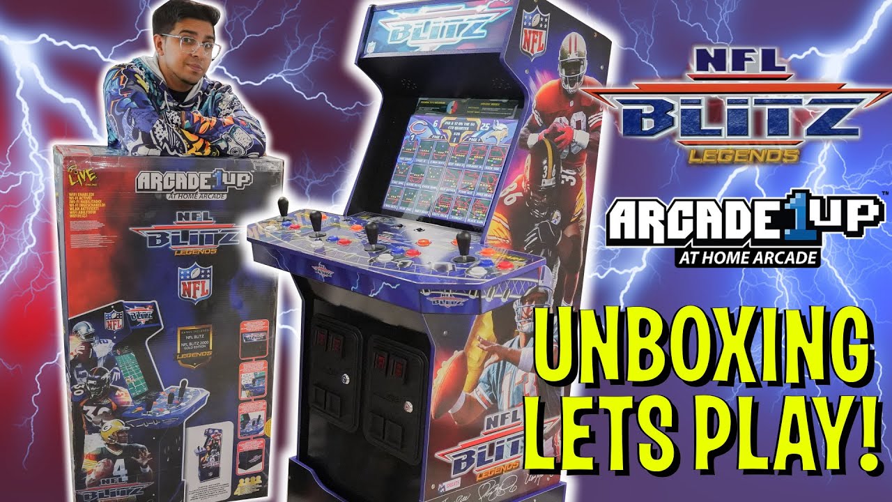 NFL Blitz Legends Arcade Game - Arcade1UP - ULTIMATE UNBOXING & REVIEW!