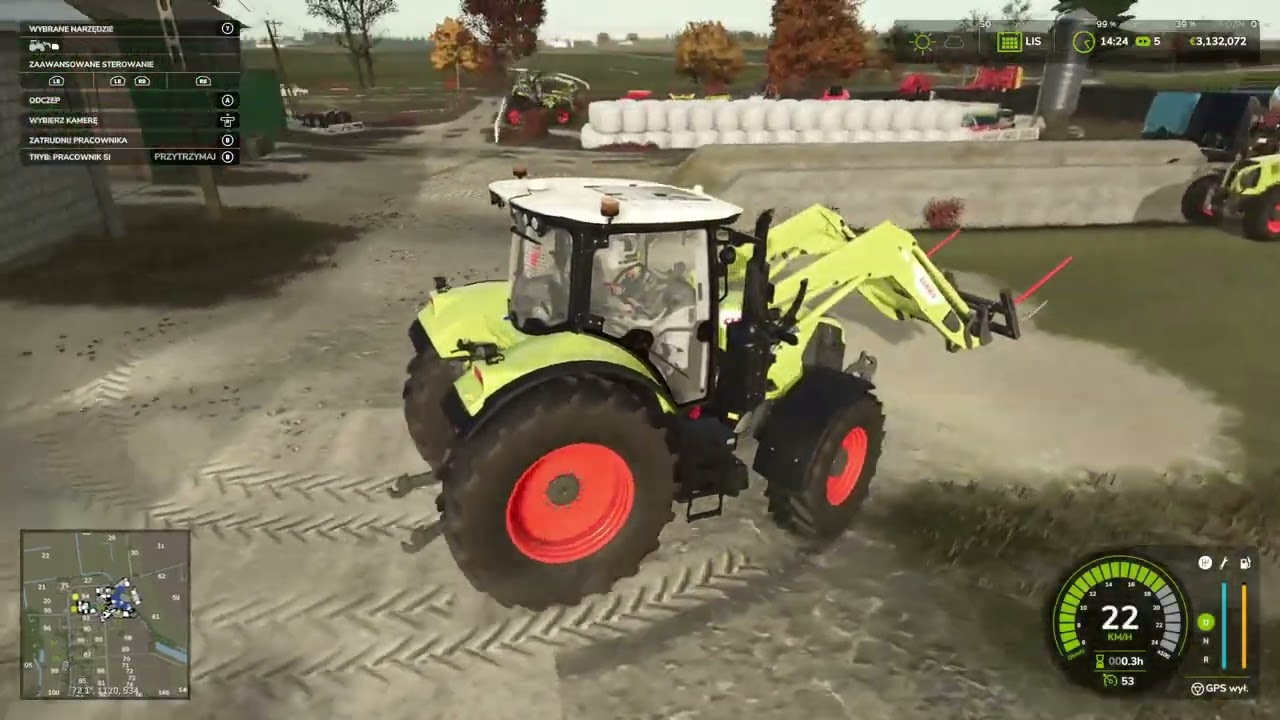 FS25 - Dzisiaj dajemy bele krową i wysypujemy trawę na kiszonkę  do korytarza (wycięta scena)