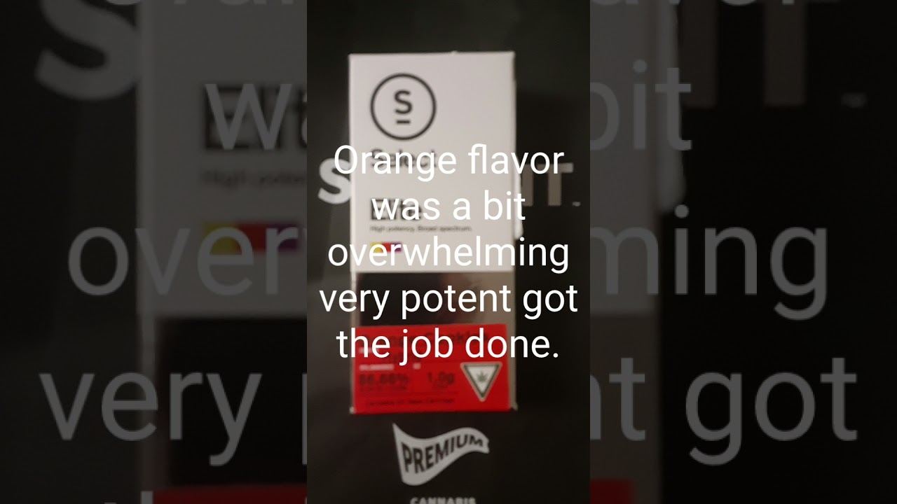 Orange cookies 1.0g cartridge review.