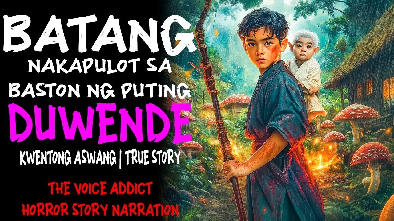 BATANG NAKAPULOT SA BASTON NG PUTING DUWENDE   Kwentong Aswang   True Story