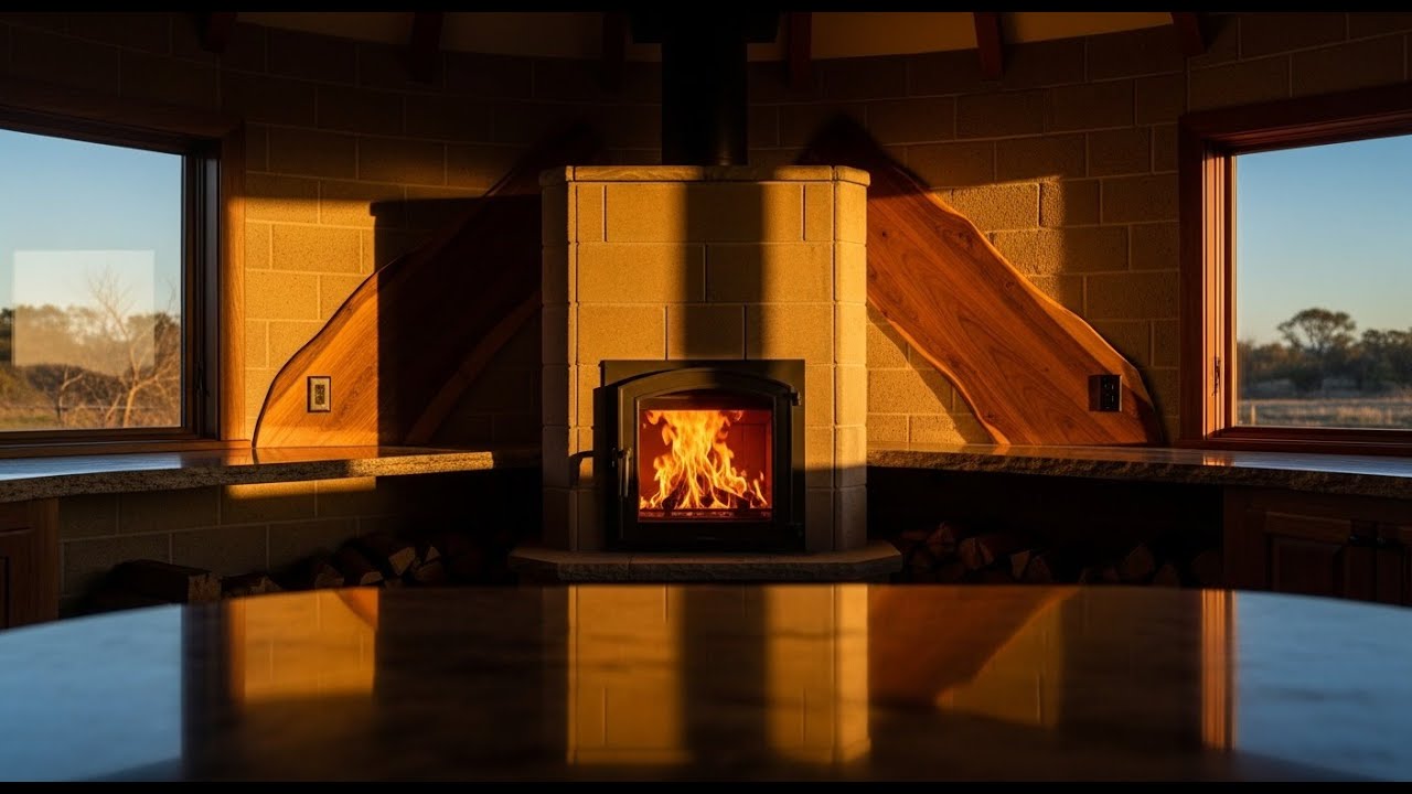 Inside Sunhawk 6 Ton Stove Heats Home 48 Hours | World's Greenest Homes