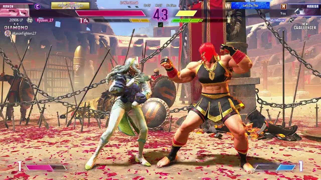 played against Ryuken 27 from youtube