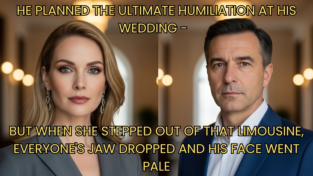 HE CALLED HIS POOR EX-WIFE TO HIS WEDDING TO DISGRACE HER — THEN SHE STEPPED OUT OF A LIMOUSINE