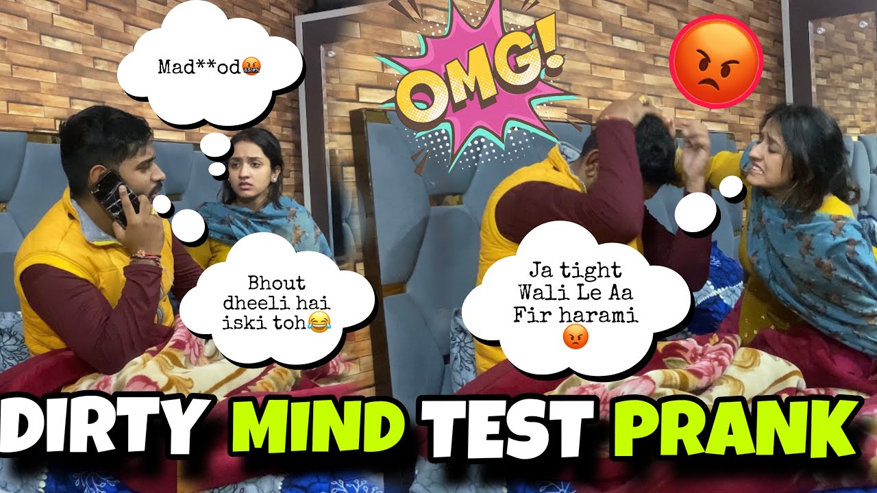 Dirty Mind Test Prank On Wife🤣 | Double Meaning Prank On Wife 😂| Prank Video | MrandMrsGautam