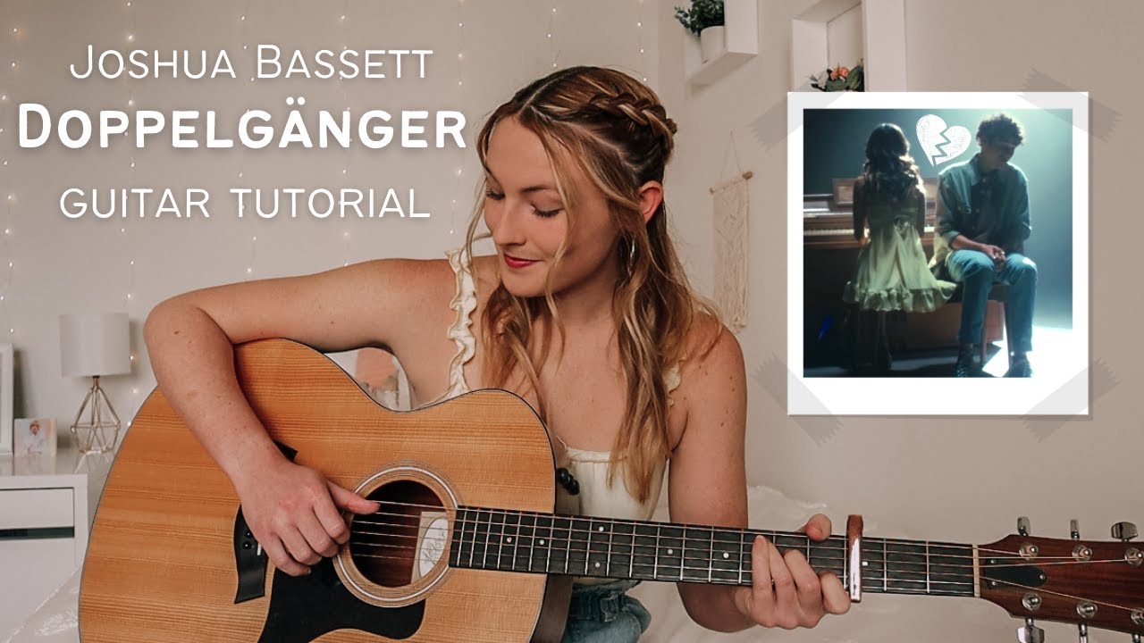 Joshua Bassett Doppelgänger Guitar Tutorial (fingerpicking & strumming) // Nena Shelby