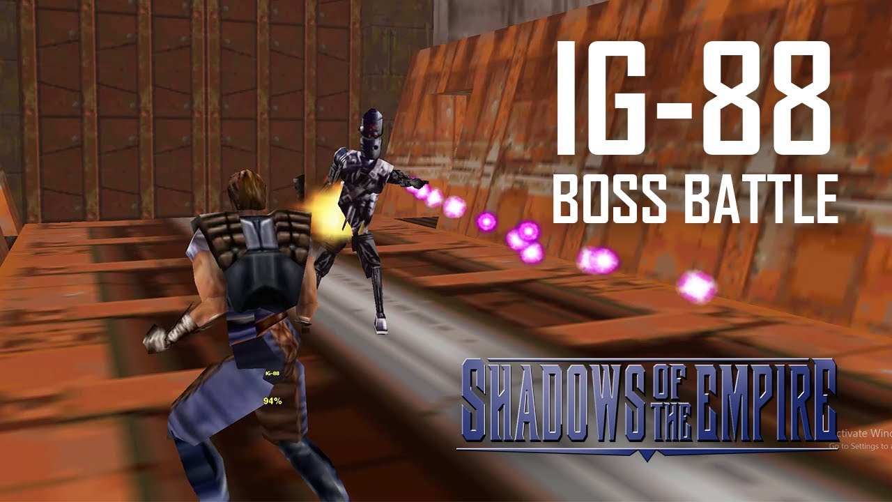 Shadows of the Empire IG-88 Boss Battle Ultrawide 3440x1440 PC Gameplay