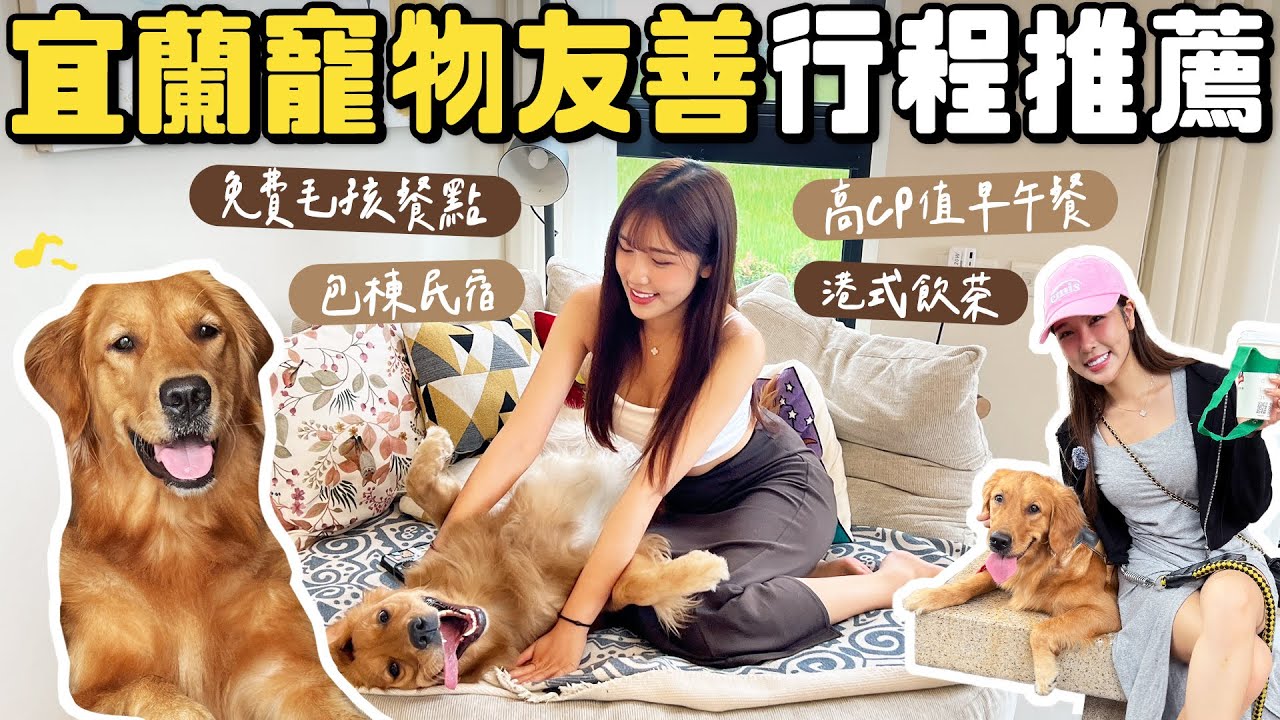 宜蘭寵物友善行程推薦！免費毛孩餐點！300坪超大草原毛孩盡情奔跑｜根本在旅行