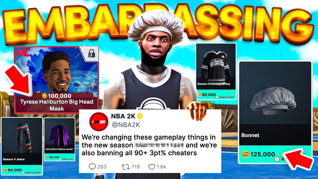 NBA 2K26 SEASON 4 is EMBARRASSING!!! huge 100 3pt% exploit update & new park